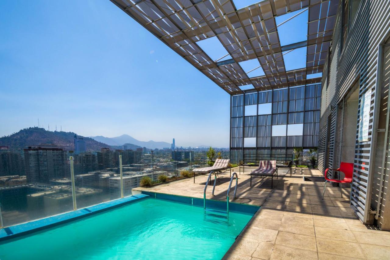 Tribeca Twin Room - Studio With Pool, Wifi, Ac Santiago Dış mekan fotoğraf