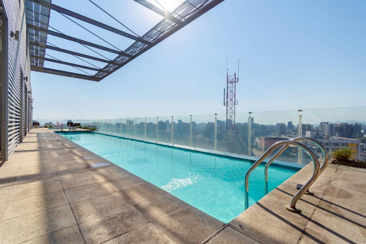 Tribeca Twin Room - Studio With Pool, Wifi, Ac Santiago Dış mekan fotoğraf